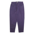 DANA Womens Purple Regular Fit Straight Denim Jeans W30 L28 Classic Cotton Blend