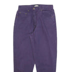 DANA Womens Purple Regular Fit Straight Denim Jeans W30 L28 Classic Cotton Blend