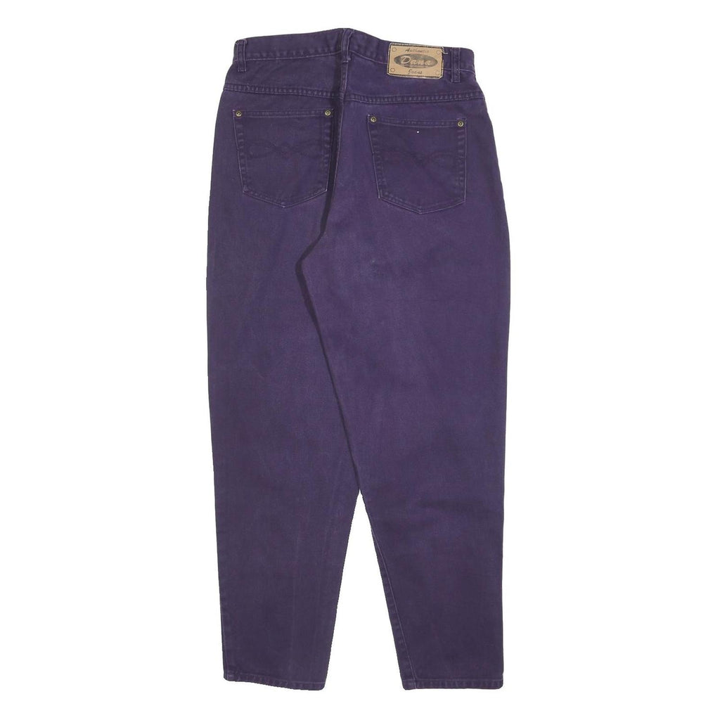 DANA Womens Purple Regular Fit Straight Denim Jeans W30 L28 Classic Cotton Blend