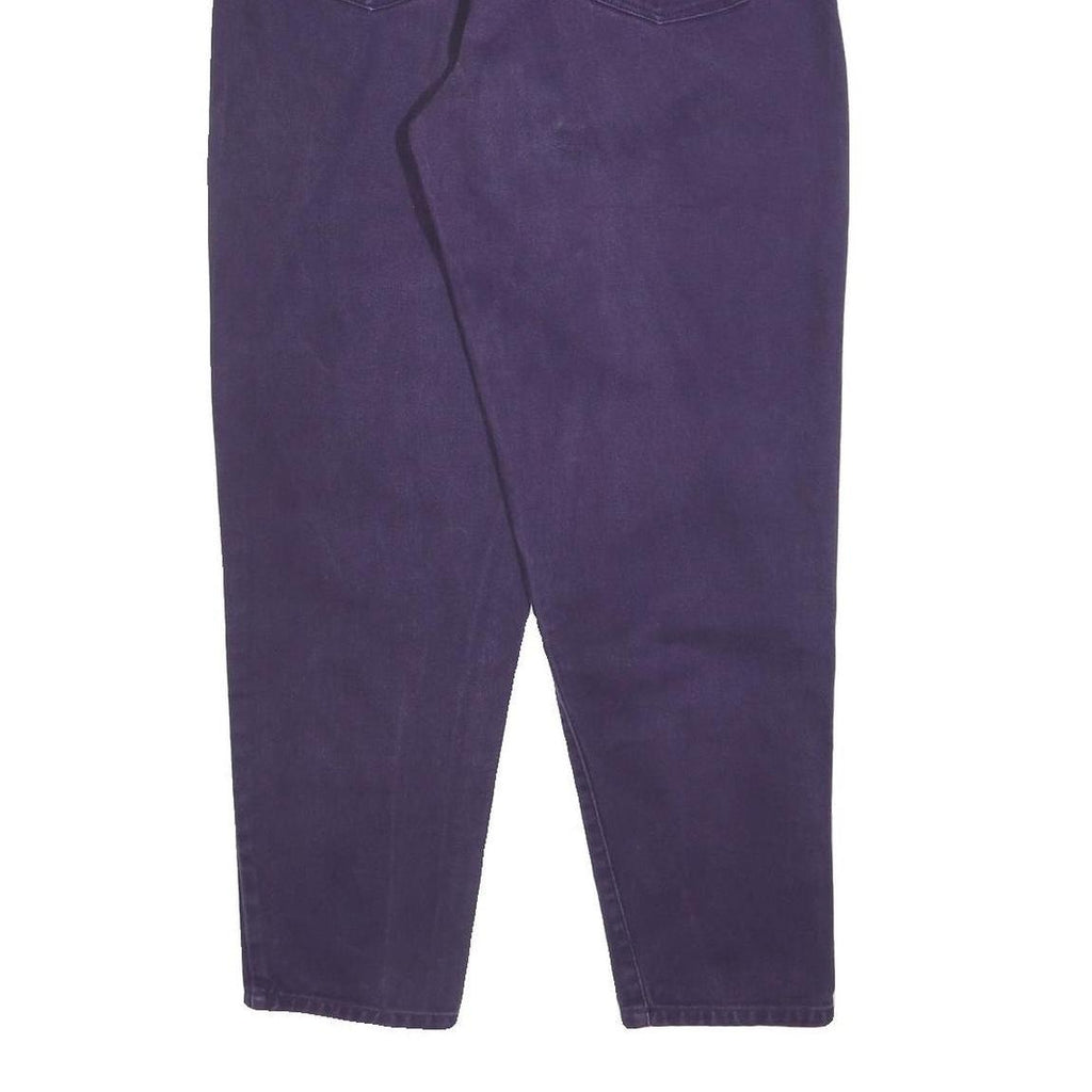 DANA Womens Purple Regular Fit Straight Denim Jeans W30 L28 Classic Cotton Blend