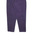 DANA Womens Purple Regular Fit Straight Denim Jeans W30 L28 Classic Cotton Blend