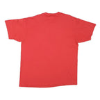 ONEITA Mens Red Divine Redeemer Graphic T-Shirt 2XL Short Sleeve Crew Neck