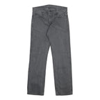 LEVI'S 513 Mens Jeans Grey Slim Straight Denim Medium W30 L30 Classic Zip