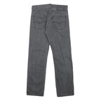 LEVI'S 513 Mens Jeans Grey Slim Straight Denim Medium W30 L30 Classic Zip