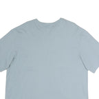 ADIDAS Womens Blue T-Shirt UK 14 Short Sleeve Crew Neck Casual Cotton Top