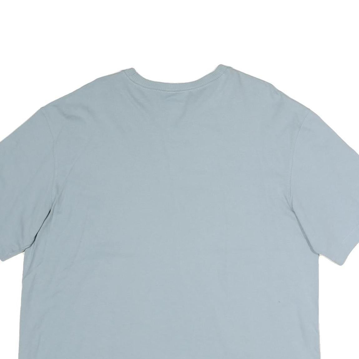 ADIDAS Womens Blue T-Shirt UK 14 Short Sleeve Crew Neck Casual Cotton Top