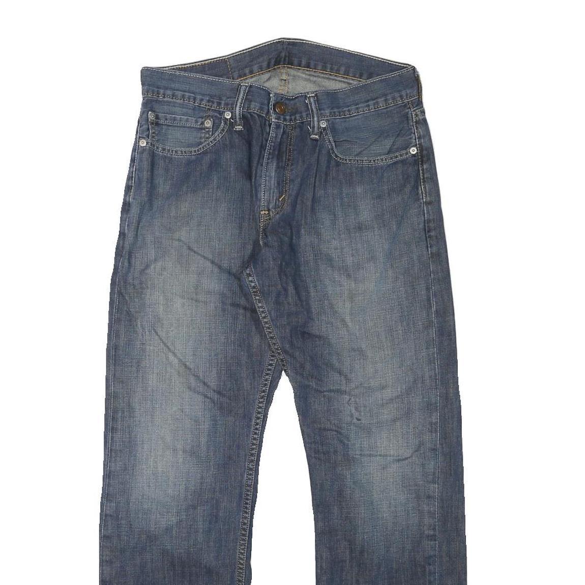 LEVI'S Mens Blue Regular Fit Straight Leg Denim W30 L28 Classic Zip Jeans