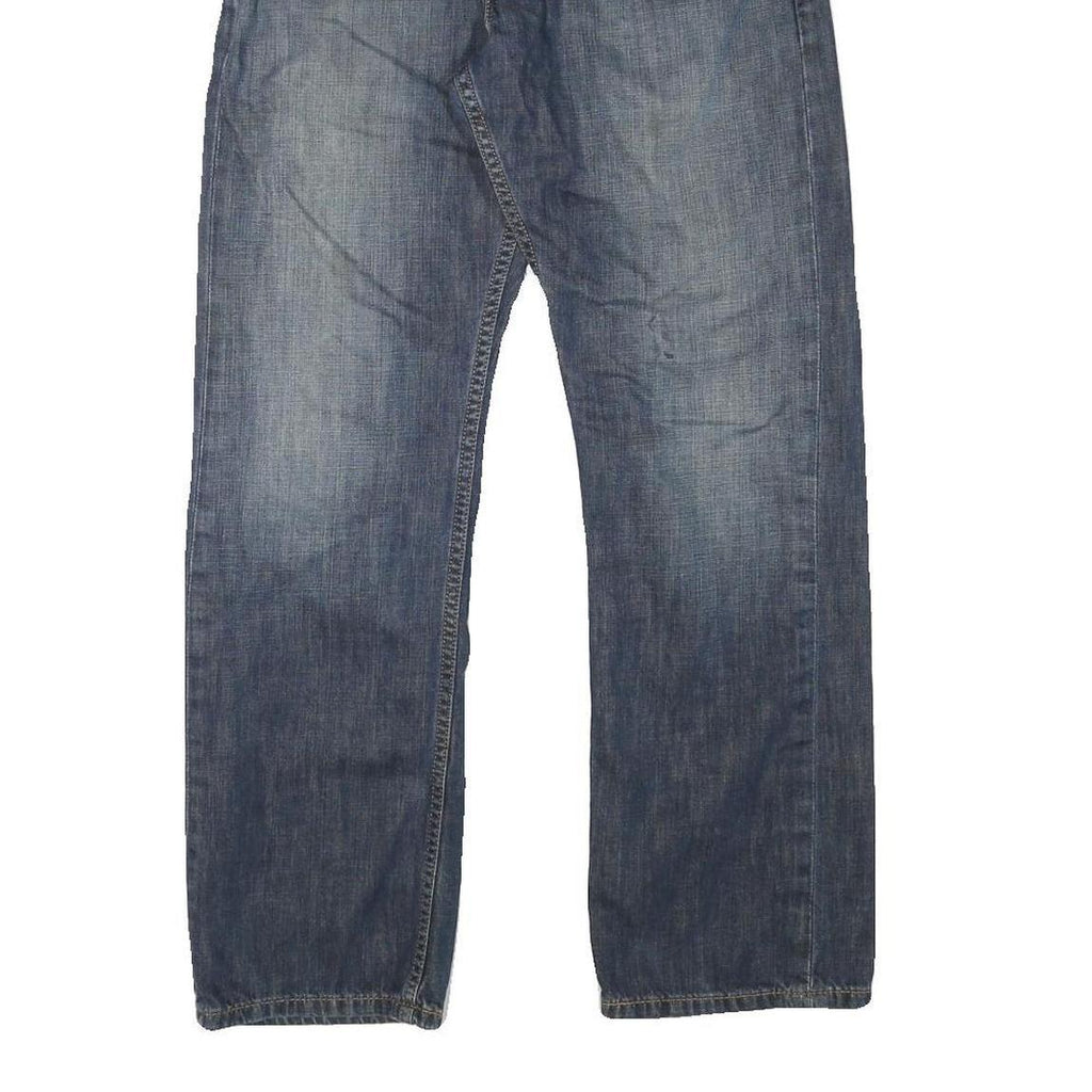LEVI'S Mens Blue Regular Fit Straight Leg Denim W30 L28 Classic Zip Jeans
