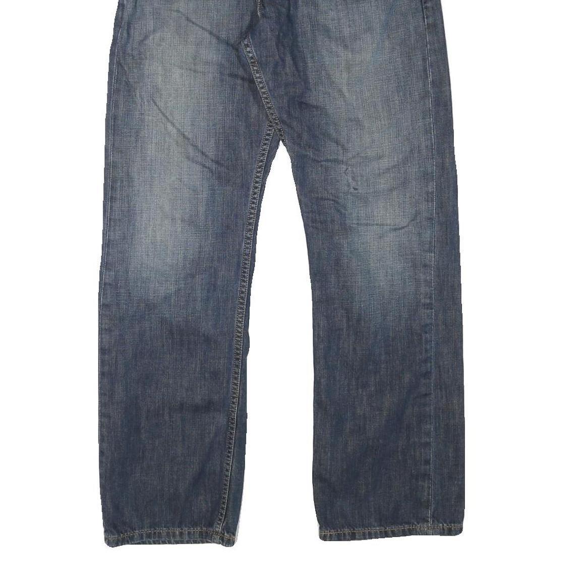 LEVI'S Mens Blue Regular Fit Straight Leg Denim W30 L28 Classic Zip Jeans