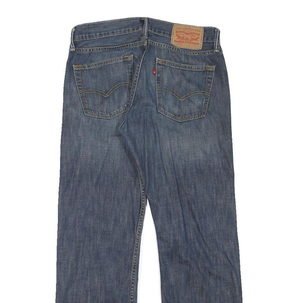 LEVI'S Mens Blue Regular Fit Straight Leg Denim W30 L28 Classic Zip Jeans