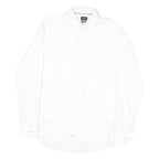 JOOP Mens White Slim Fit Shirt M Cotton Blend Formal Business Casual
