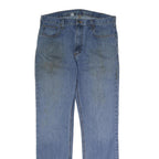 CARHARTT Mens Relaxed Blue Jeans Denim W36 L34 Zip Pockets Casual Workwear