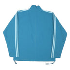 ADIDAS Mens Blue & Light Blue Lightweight Zip Jacket M Polyester Blend
