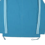 ADIDAS Mens Blue & Light Blue Lightweight Zip Jacket M Polyester Blend