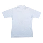 PICKERING Mens Light Blue Polo Shirt M Cotton Button Pocket Plain Casual