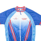 Cycling Mens Jersey Blue 1/2 Zip XL