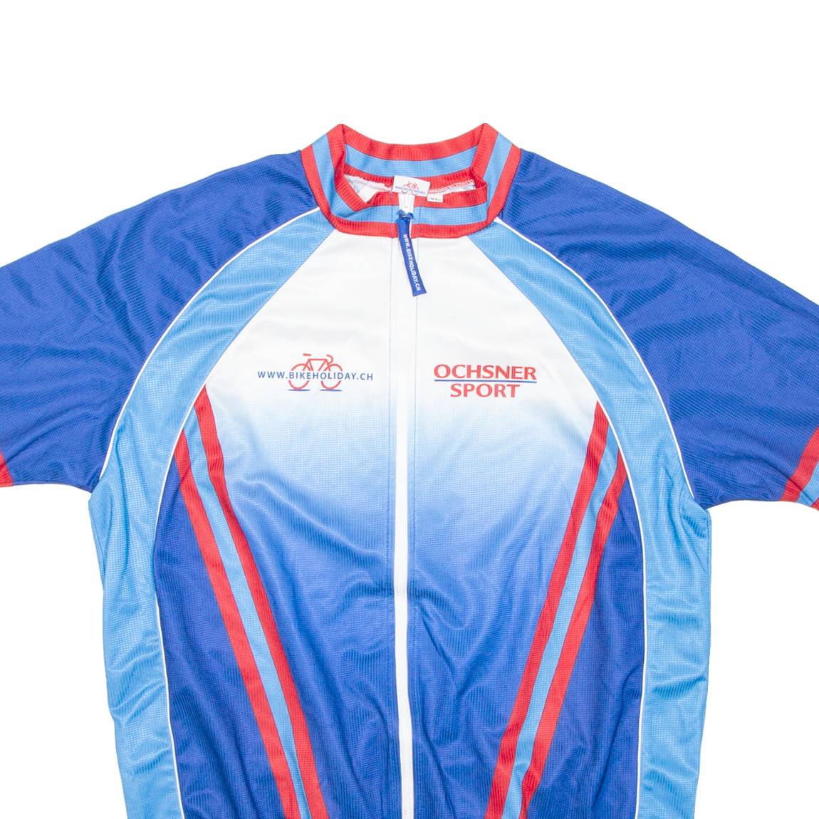Cycling Mens Jersey Blue 1/2 Zip XL
