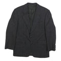 PKZ Mens Charcoal Grey Wool Tailored Jacket M Button Formal Classic