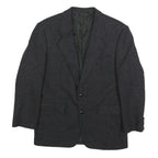 PKZ Mens Charcoal Grey Wool Tailored Jacket M Button Formal Classic