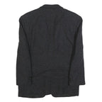 PKZ Mens Charcoal Grey Wool Tailored Jacket M Button Formal Classic