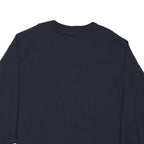 CHAMPION Mens Navy Blue Long Sleeve Crew Neck T-Shirt XL Cotton Blend