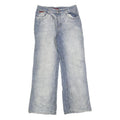 SIKE DA Mens Relaxed Blue Denim Light Jeans W28 L30 Sporty Zip Closure