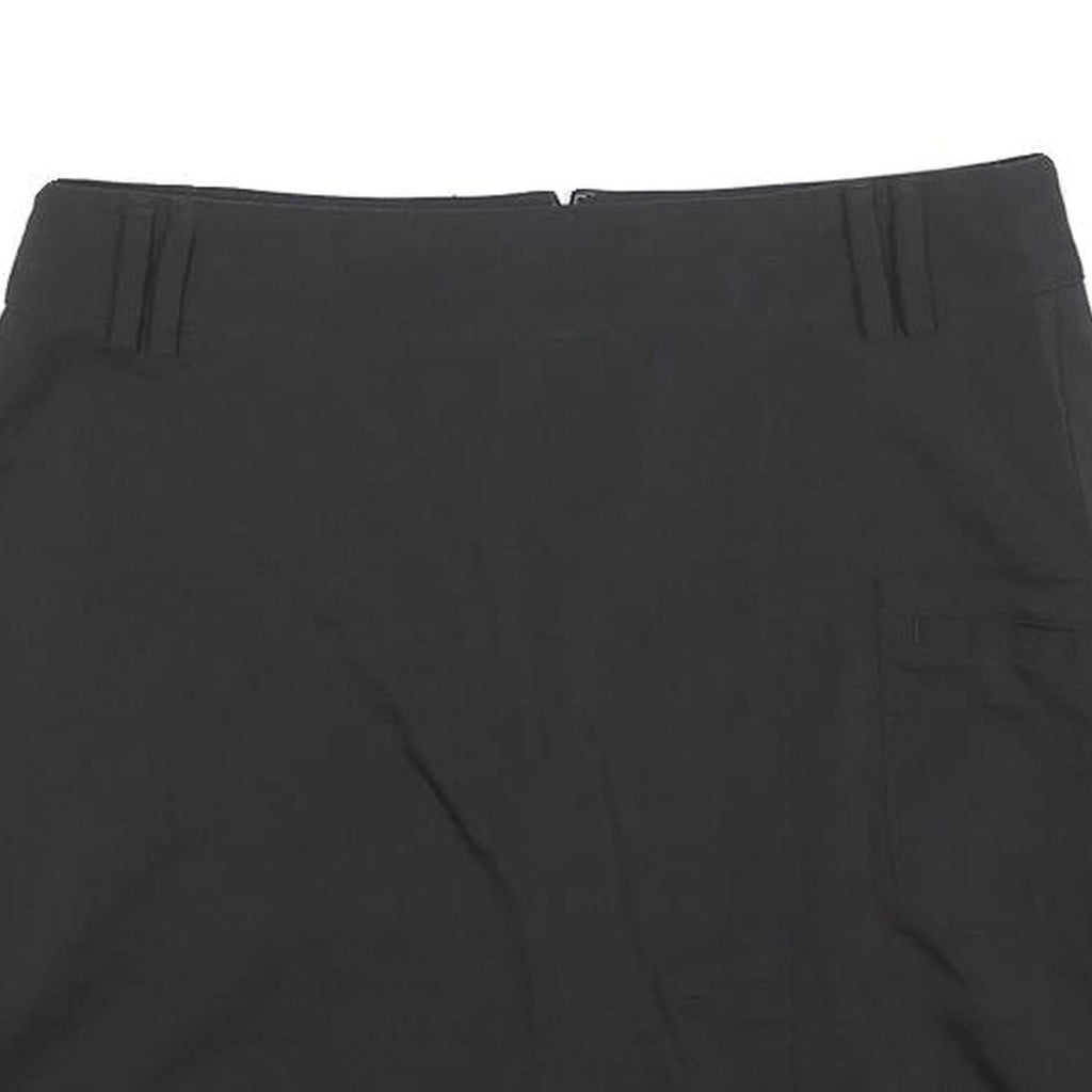 PUMA Womens Black Mini Skort Polyester Blend Plain Size M Sportswear Casual