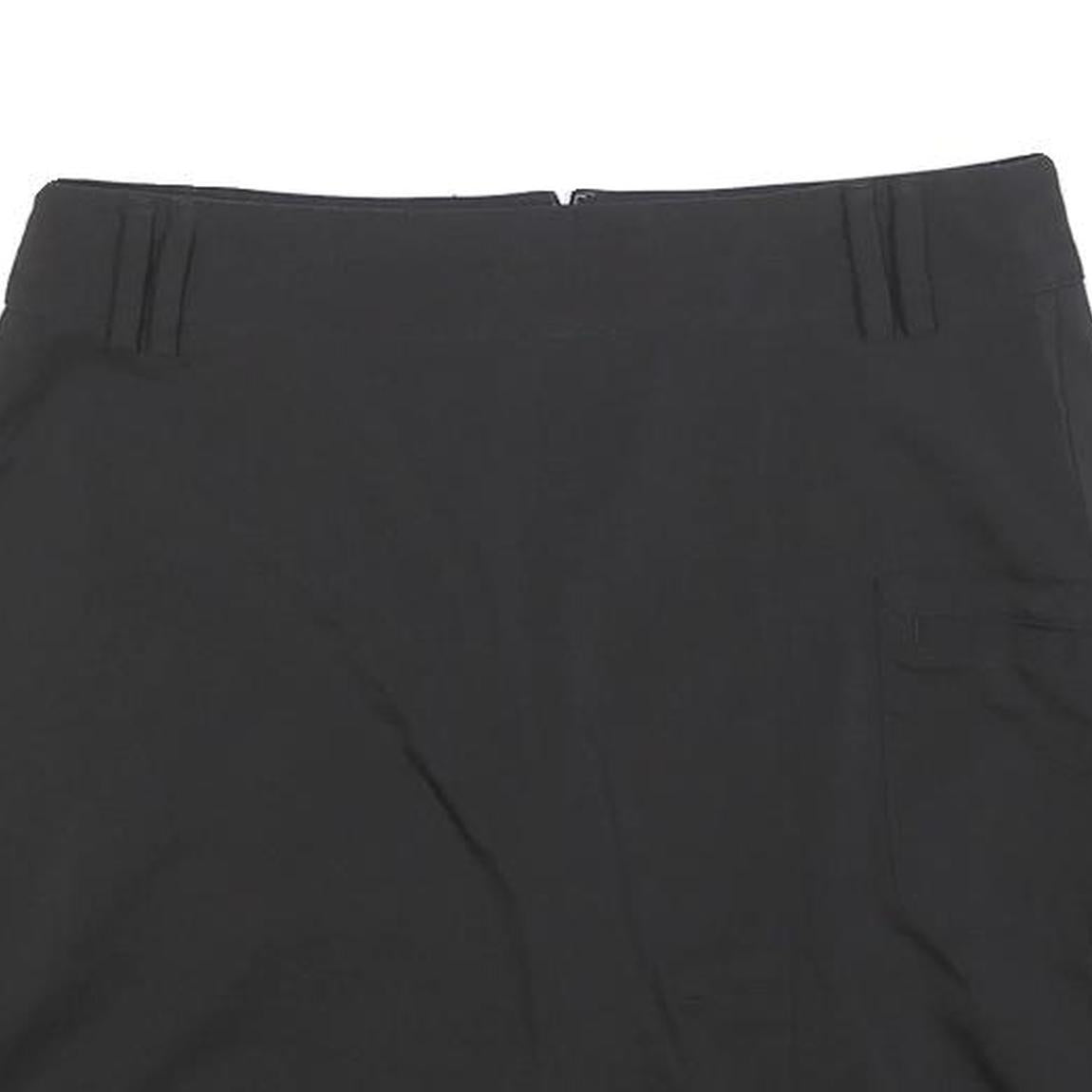 PUMA Womens Black Mini Skort Polyester Blend Plain Size M Sportswear Casual