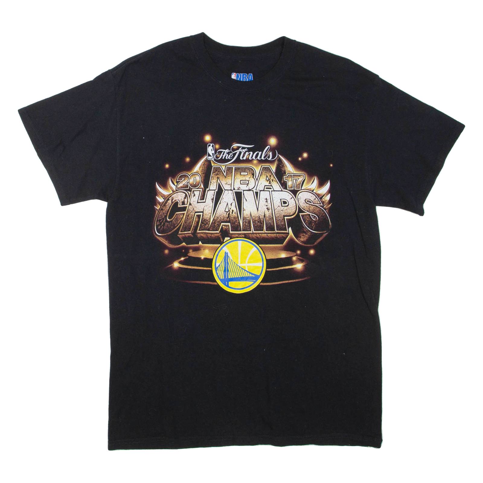 NBA 2017 Finals Mens T-Shirt Black USA M