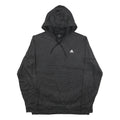 ADIDAS Mens Black Hoodie L Cotton Blend Pullover Lightweight Sportswear