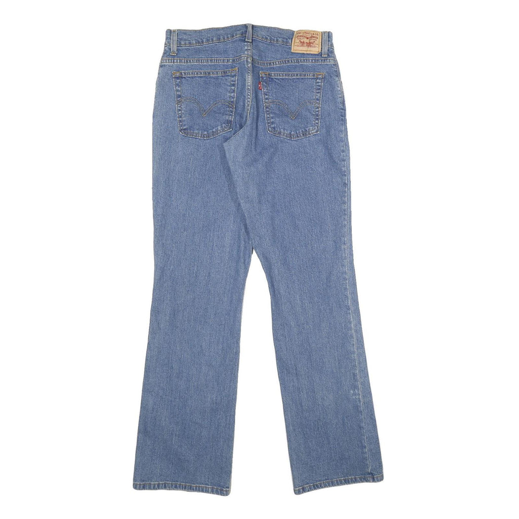 LEVI'S 550 Bootcut Womens Jeans Blue Relaxed Cotton Blend W30 L34 Classic Denim