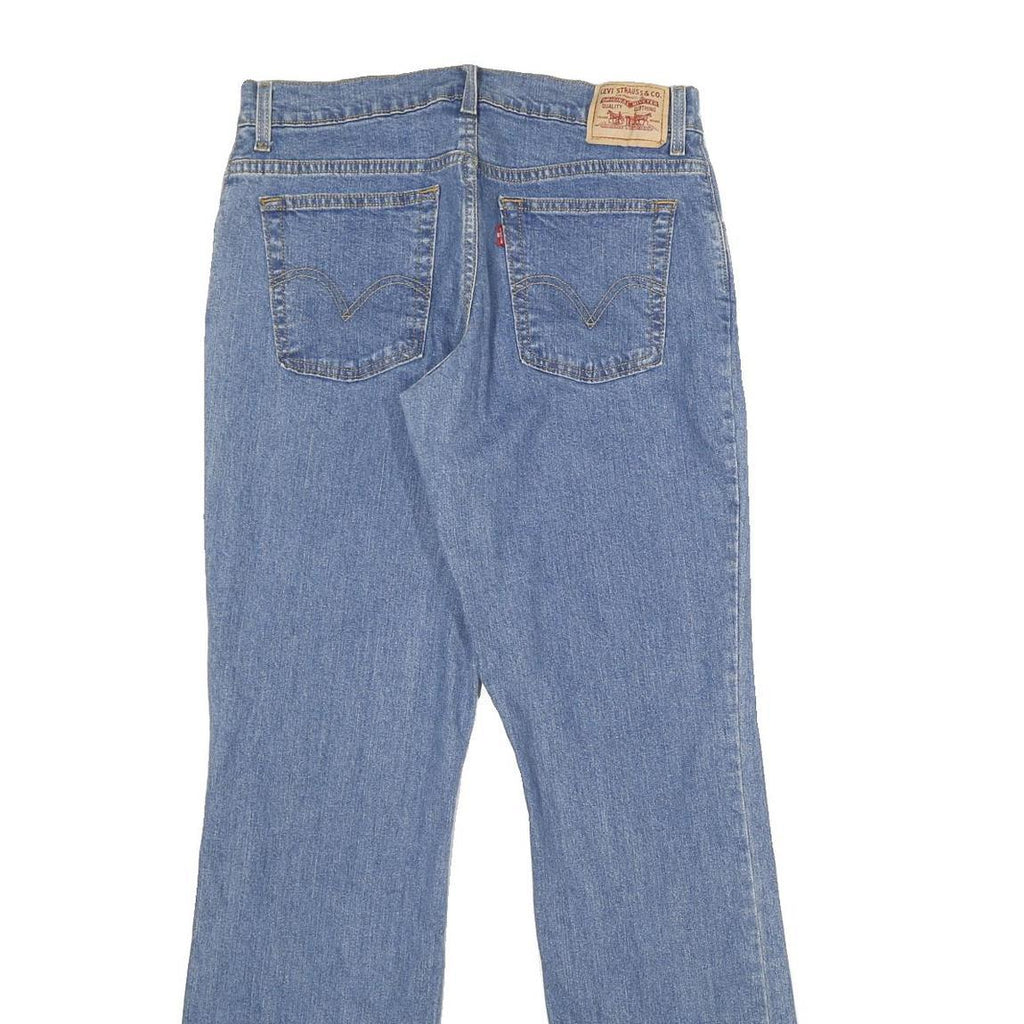 LEVI'S 550 Bootcut Womens Jeans Blue Relaxed Cotton Blend W30 L34 Classic Denim