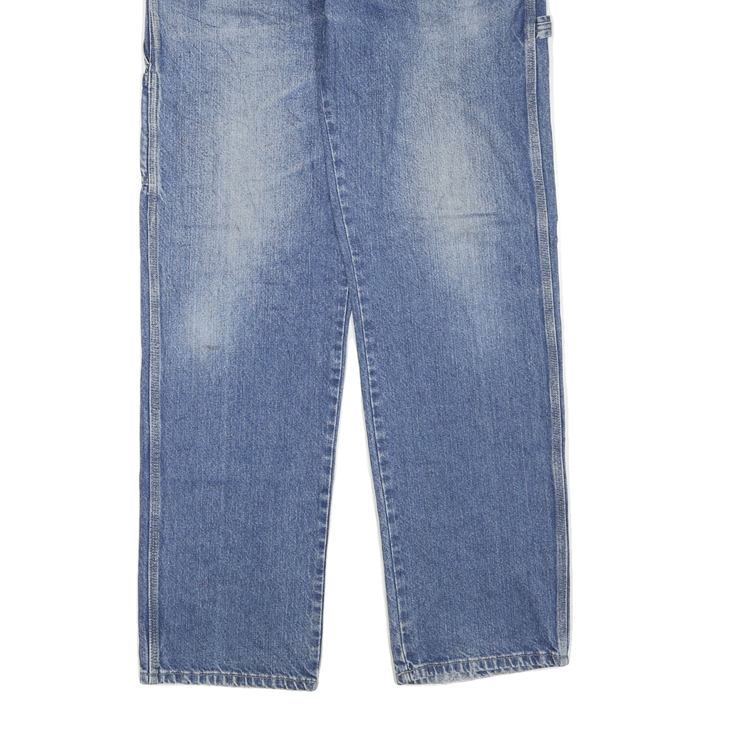 DICKIES Mens Jeans Blue Regular Straight Denim Medium W34 L34 Workwear Casual