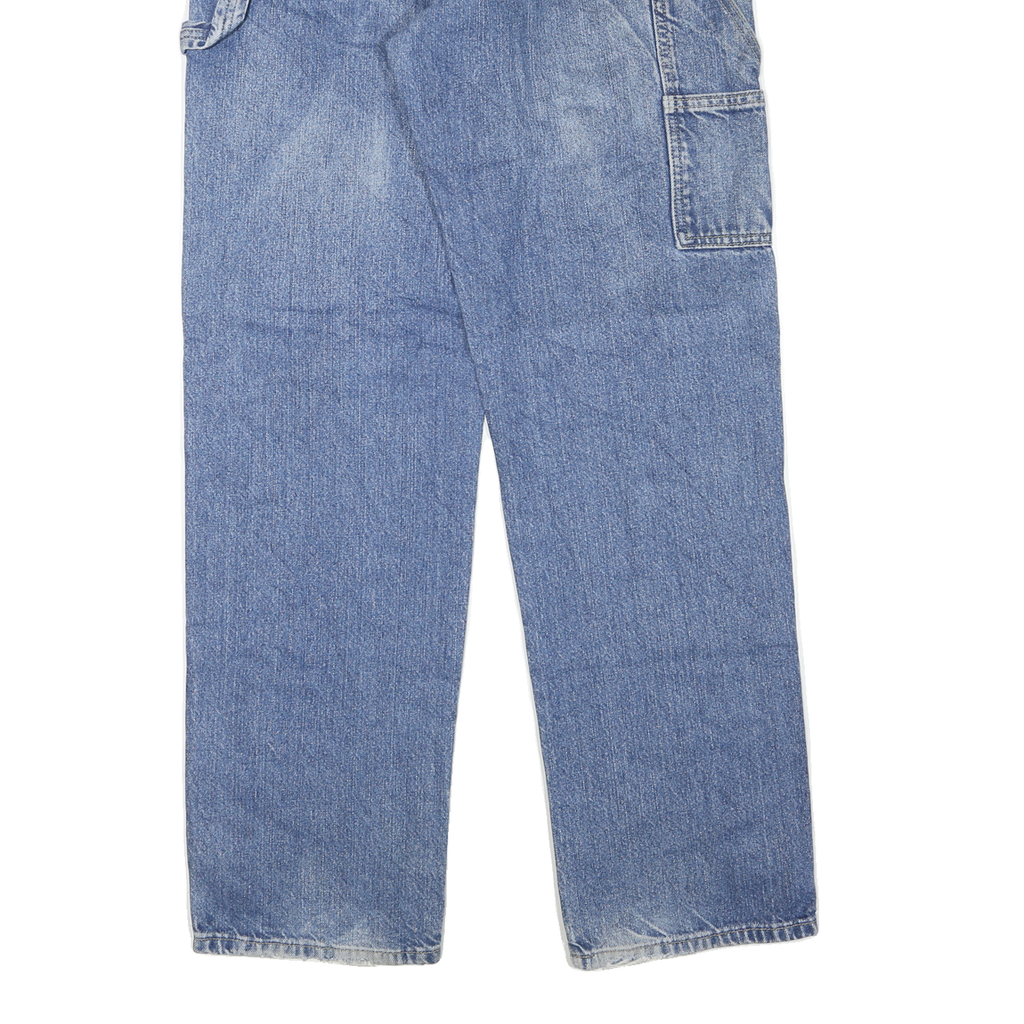 DICKIES Mens Jeans Blue Regular Straight Denim Medium W34 L34 Workwear Casual