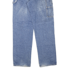 DICKIES Mens Jeans Blue Regular Straight Denim Medium W34 L34 Workwear Casual