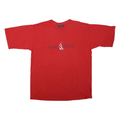 NAUTICA Mens Red XL Graphic T-Shirt Short Sleeve Crew Neck Classic Cotton Blend