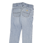 CARHARTT Mens Jeans Blue Regular Straight Denim Light W30 L29 Casual Workwear