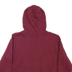 NIKE Mens Maroon Cedarcrest Football Pullover Hoodie L Cotton Blend