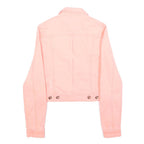 SUBLEVEL Womens Pink Cotton Blend Button Jacket XS Casual Seasonal Style