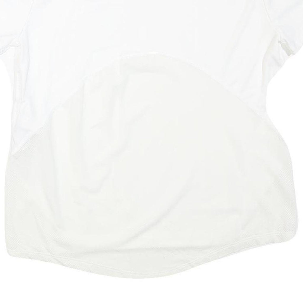 NIKE Womens White Running T-Shirt S Short Sleeve Crew Neck Lightweight