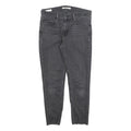 LEVI'S 710 Womens Jeans Black Slim Skinny Denim Raw W30 L25 Stretch Cotton Blend