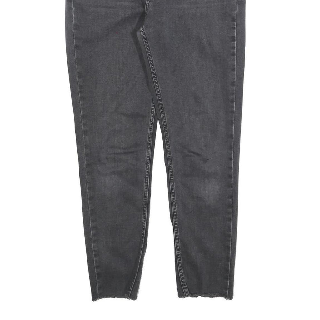 LEVI'S 710 Womens Jeans Black Slim Skinny Denim Raw W30 L25 Stretch Cotton Blend