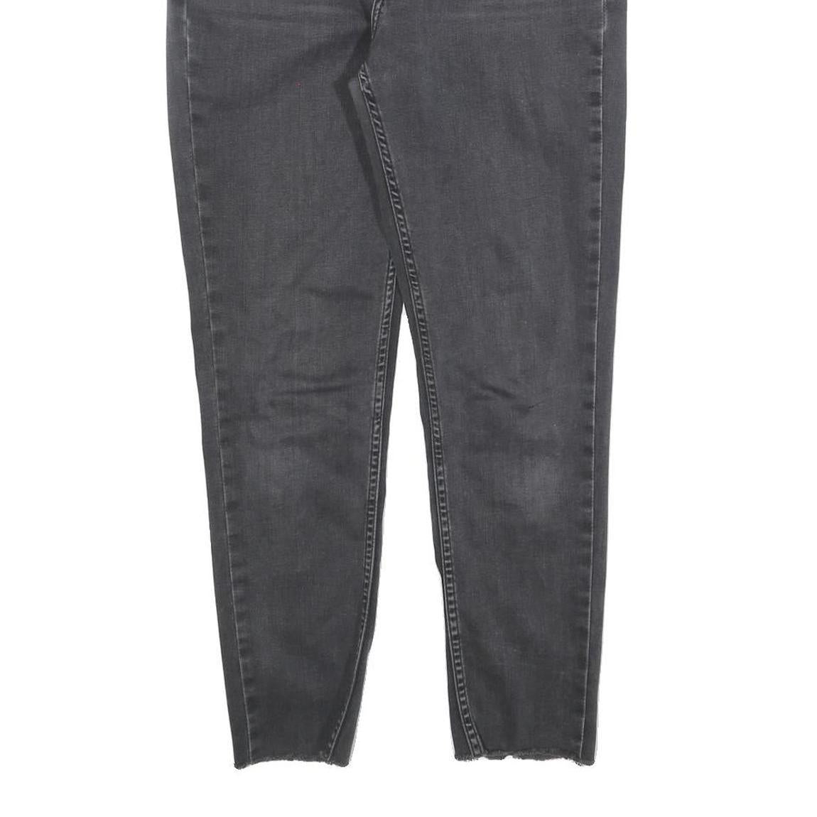 LEVI'S 710 Womens Jeans Black Slim Skinny Denim Raw W30 L25 Stretch Cotton Blend