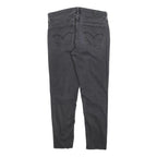 LEVI'S 710 Womens Jeans Black Slim Skinny Denim Raw W30 L25 Stretch Cotton Blend