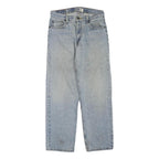 LEVI'S Womens Regular Fit Blue Denim Jeans W30 L30 Lightweight Cotton Blend Zip