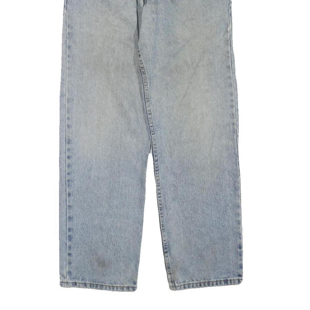 LEVI'S Womens Regular Fit Blue Denim Jeans W30 L30 Lightweight Cotton Blend Zip