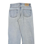 LEVI'S Womens Regular Fit Blue Denim Jeans W30 L30 Lightweight Cotton Blend Zip