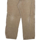 DICKIES Mens Regular Fit Jeans Beige Cotton Blend Zip W40 L30 Workwear