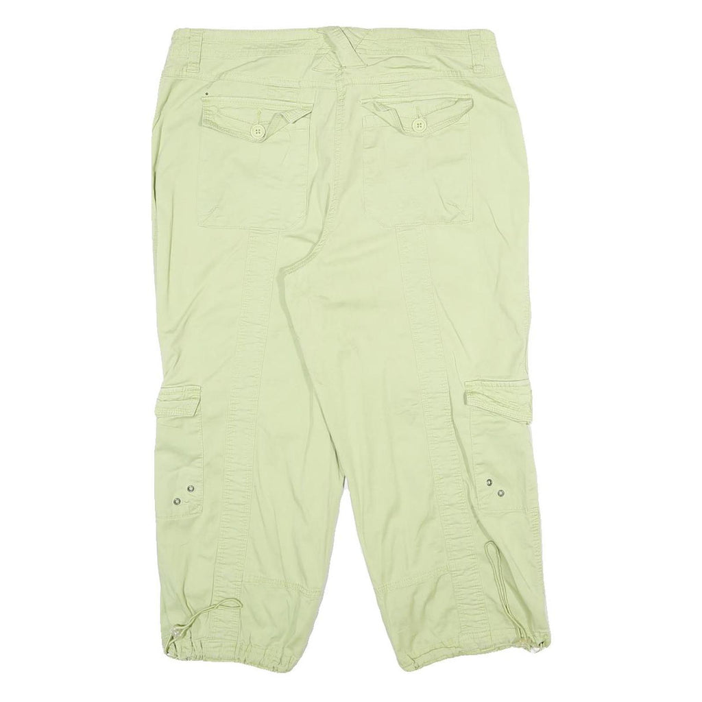 STYLE & CO Womens Shorts Beige Cargo UK 14 W32 Cotton Blend Casual