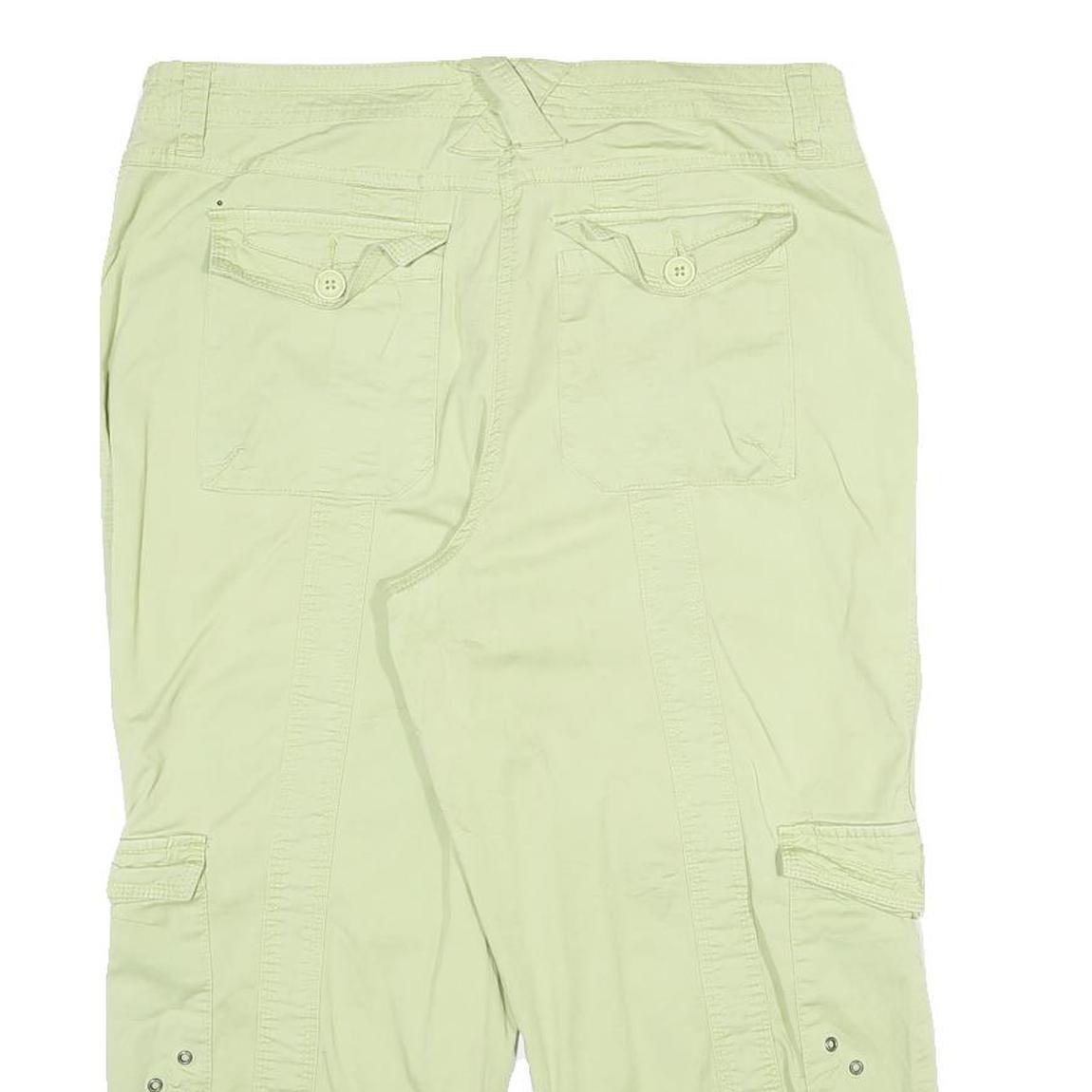 STYLE & CO Womens Shorts Beige Cargo UK 14 W32 Cotton Blend Casual